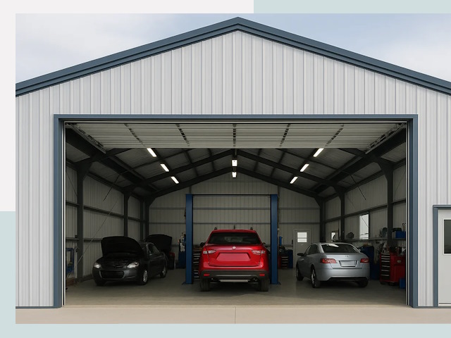 Ангары из сэндвич панелей от 624 руб. в Северск