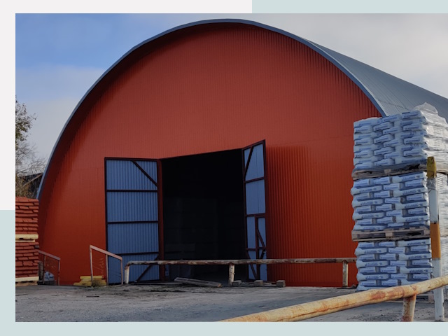 Полукруглые ангары по цене от 624 руб. в Северск