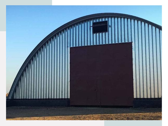 Бескаркасные ангары в Северске
