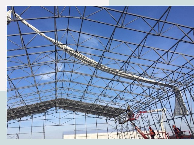 Шатровые ангары от 624 руб. в Северске и Томской области