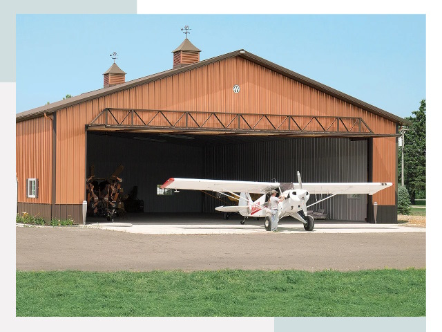 Ангары для самолетов в Северске