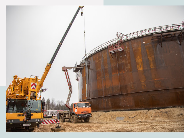 Монтаж резервуаров в Северске от 624 руб. за м³