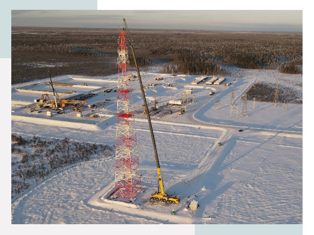 Мачты связи в Северске