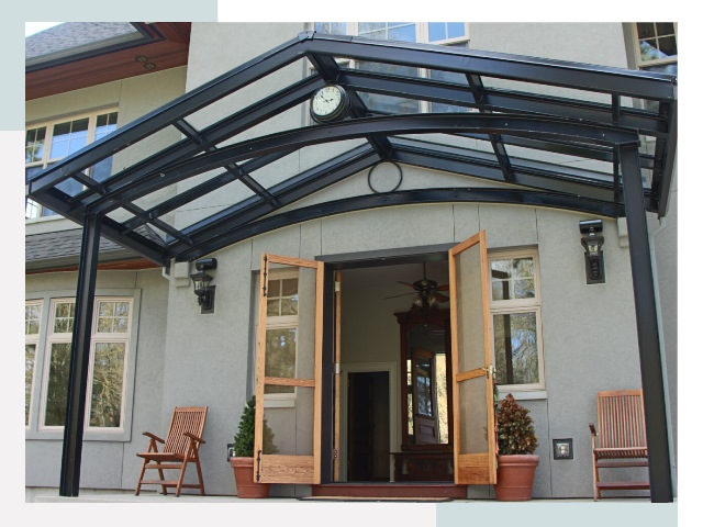 Козырьки металлические в Северске