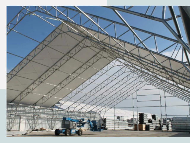 Каркасно-тентовые сооружения от СтальСтрой-Свк по цене 624 руб.
