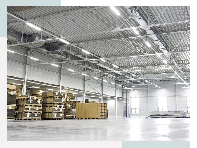 Освещение ангаров в Северске