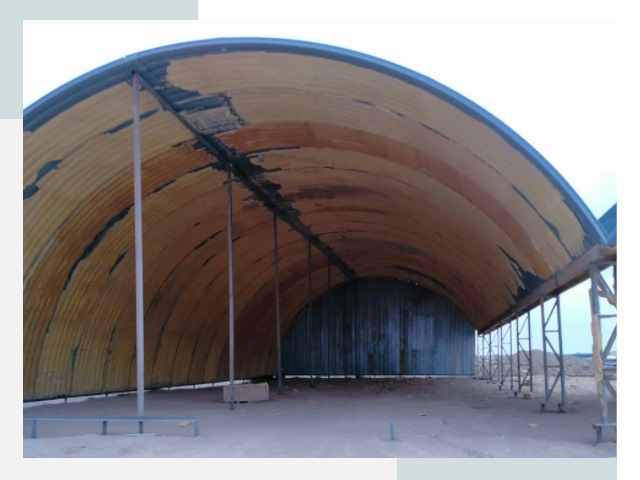 Реконструкция ангаров в Северске