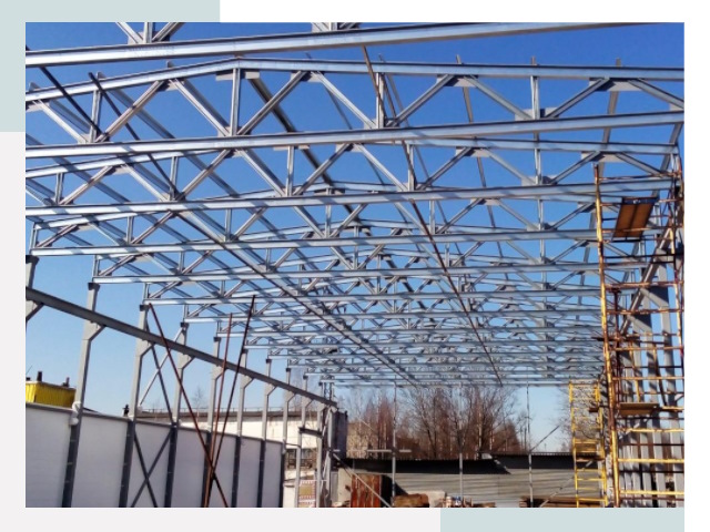 Металлокаркасы для складов в Северске