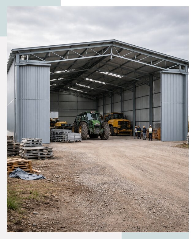 Ангары для сельхозтехники в Северске от 20790 р. | СтальСтрой-Свк