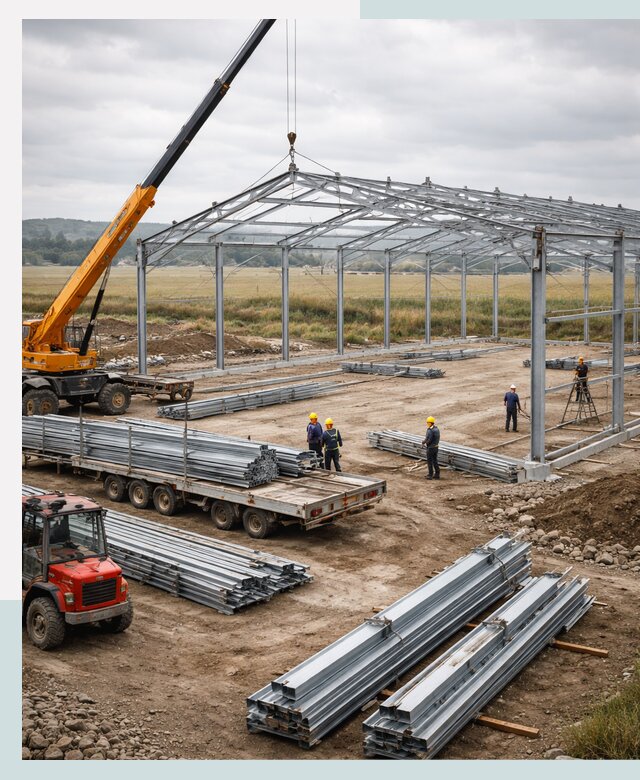 Строительство ангаров для сельхозтехники в Северске под ключ