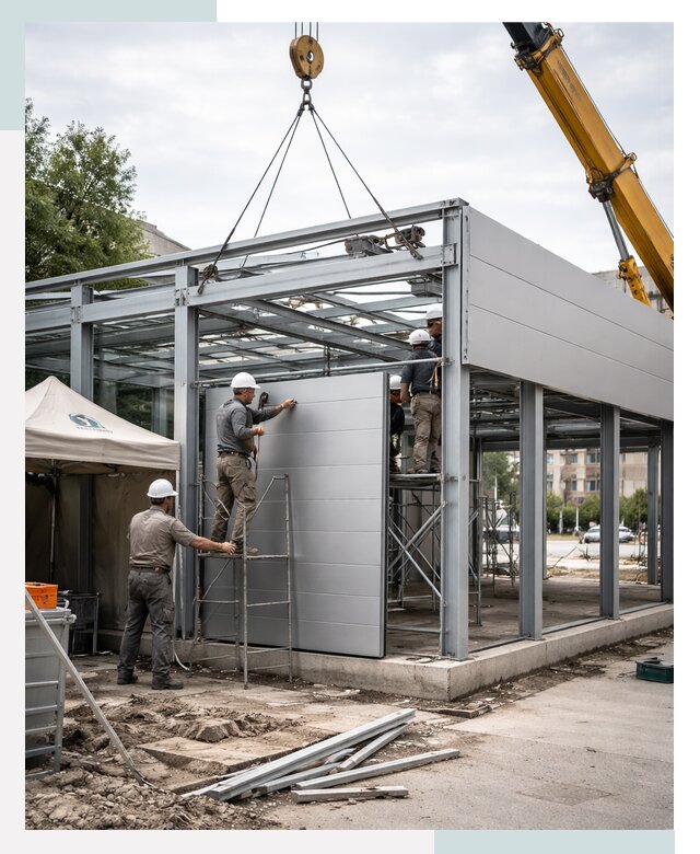 СтальСтрой-Свк: торговый павильон под ключ в Северске от 36383 р.