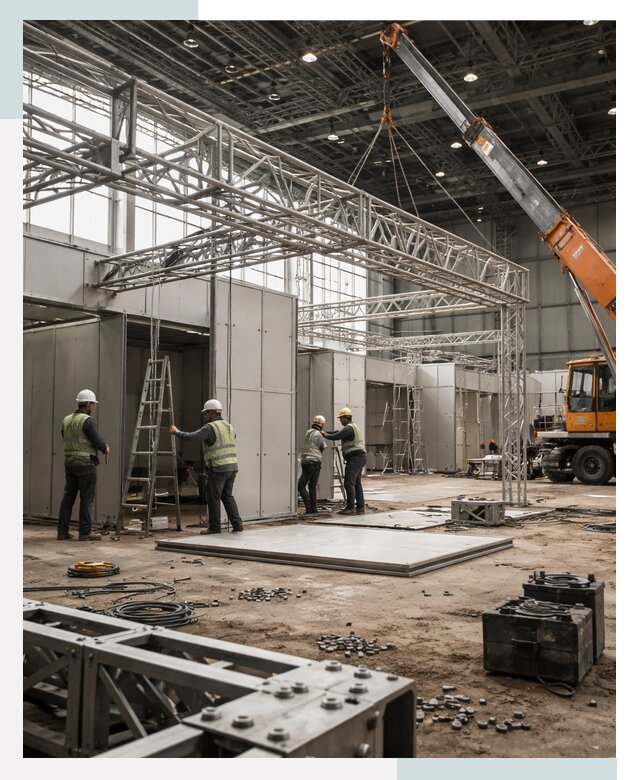 Строительство выставочных павильонов в Северске от 36383 р.| СтальСтрой-Свк