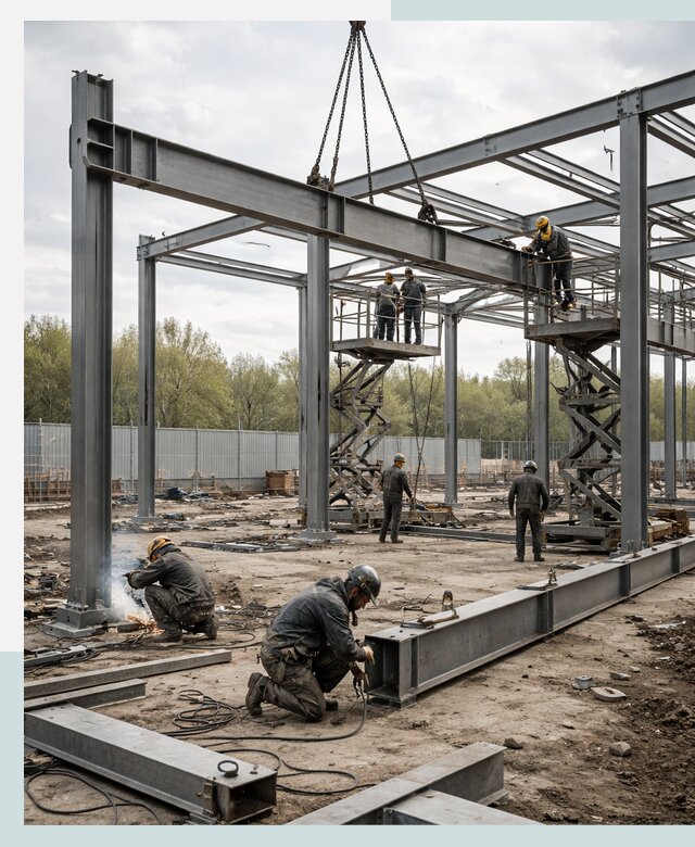 Строительство выставочных павильонов из металлоконструкций в Северске