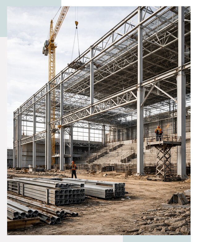 Строительство спортивных комплексов в Северске от 31185 р. | СтальСтрой-Свк